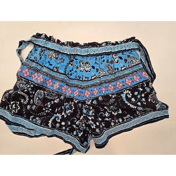 LOFT Womens Size S Paisley Patterned Shorts With Tie Waist NWT - Picture 4 of 5